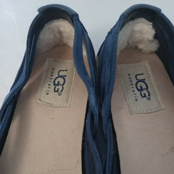 UGG | Leather Suede Flats - Picture 5 of 8